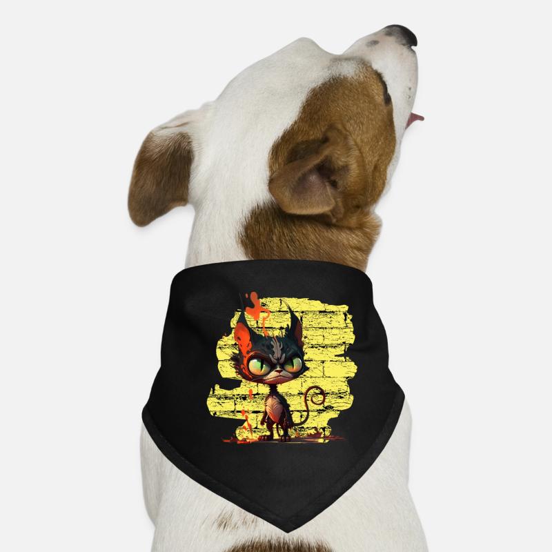 Funny cat Dog Bandana