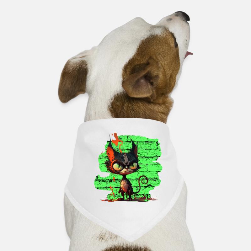 Lustige Katze Hunde-Bandana