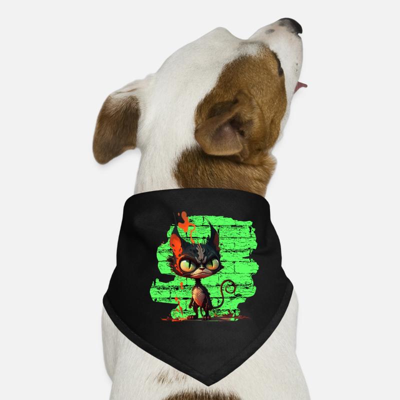 Funny cat Dog Bandana