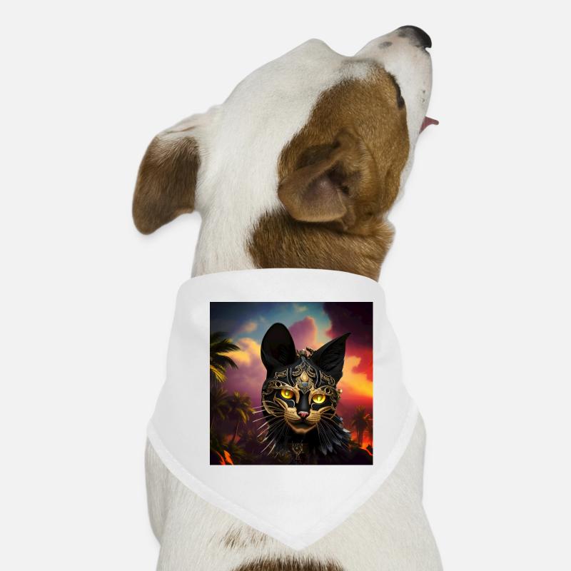 L’ancien dieu égyptien des chats Bastet Bandana pour chien