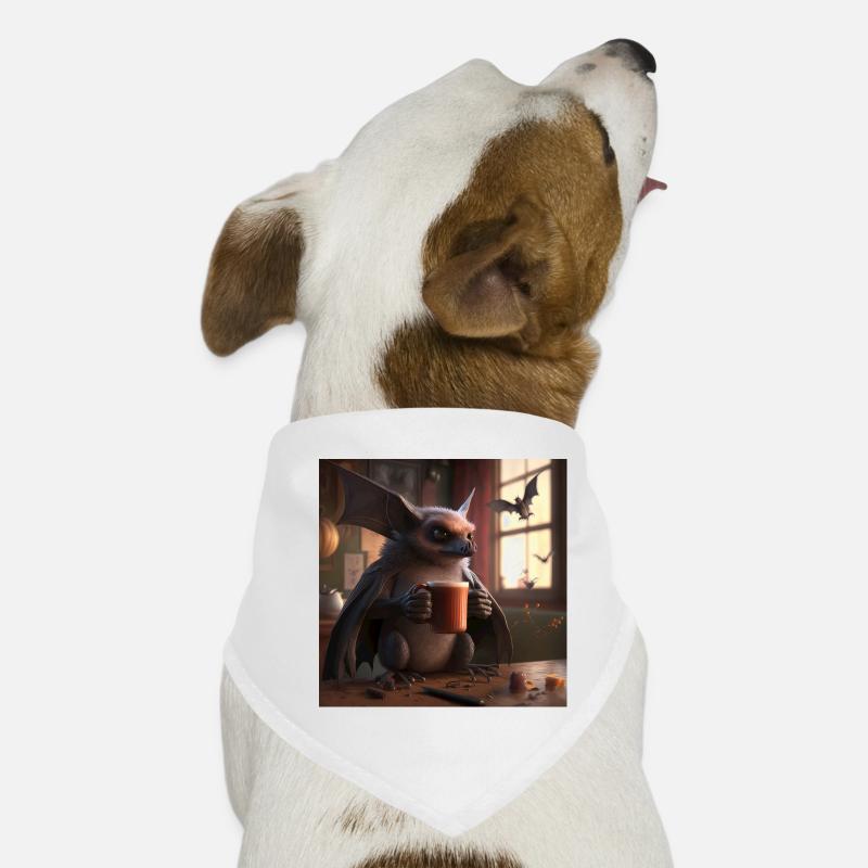 Fledermaus Kaffee Koffein Lusitg Hunde-Bandana