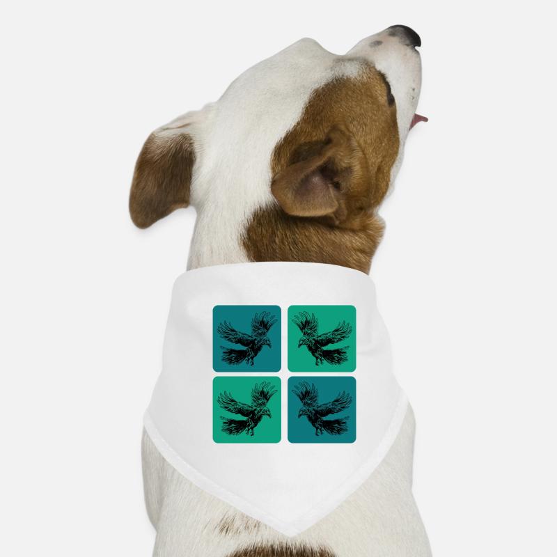 Design de corbeau Bandana pour chien