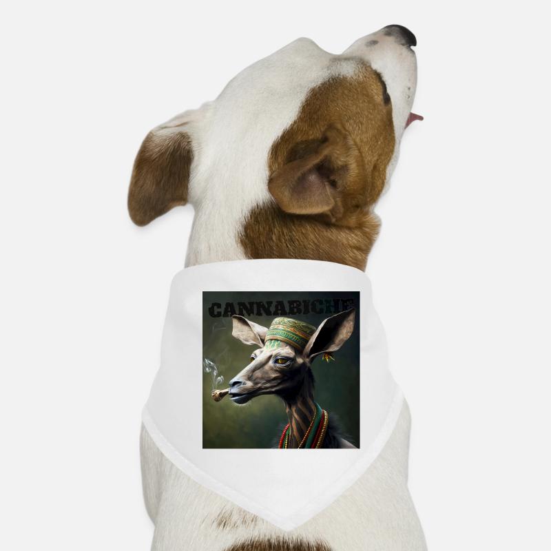 Cannabiche 04 with typography Dog Bandana