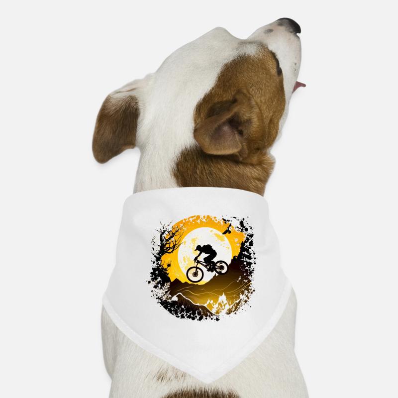 Le VTT freestyle, associé à des risques Bandana pour chien