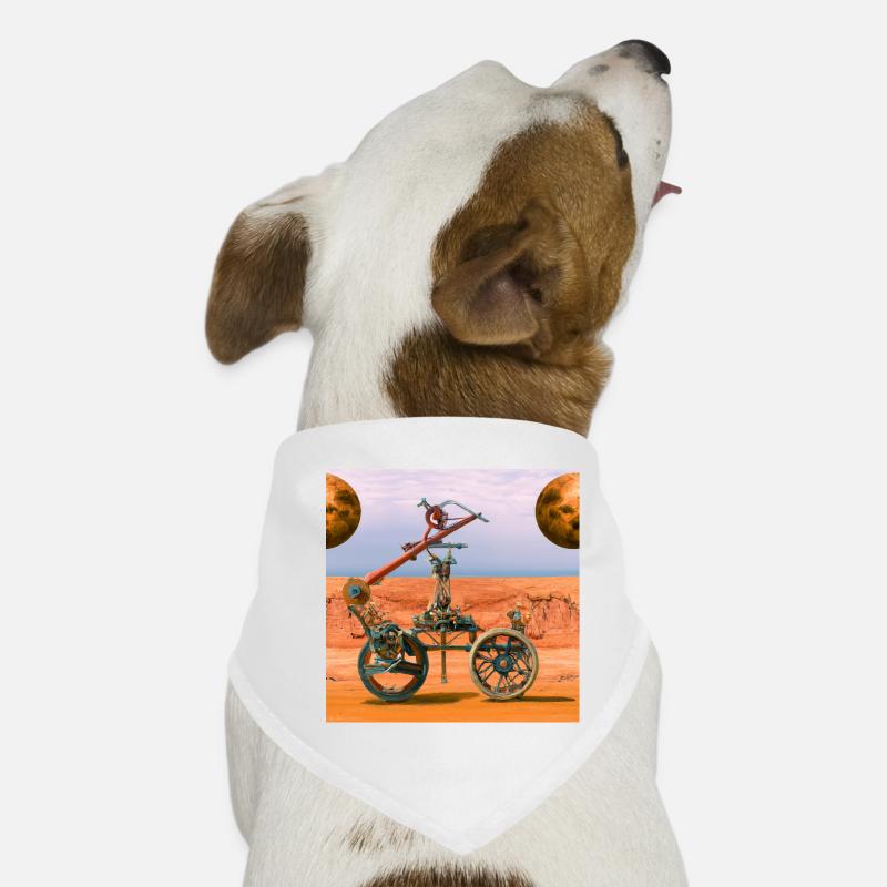 Mars car dans le style steampunk Bandana pour chien