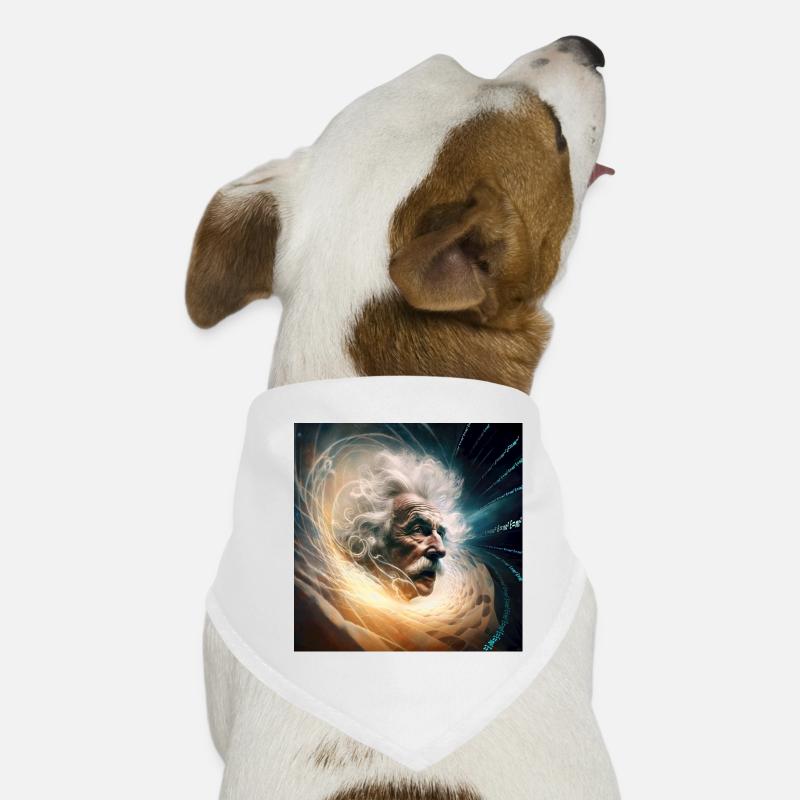 Albert MC2 - Dog Bandana - white