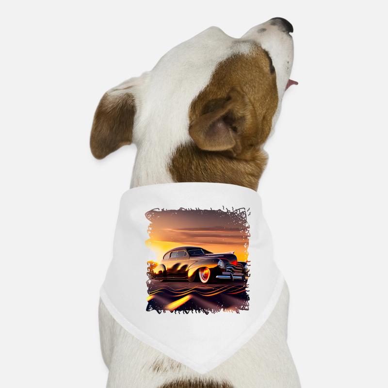 Voitures de course de dragsters Bandana pour chien