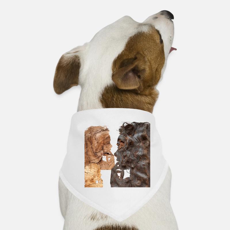 Perplexed woman profile Dog Bandana