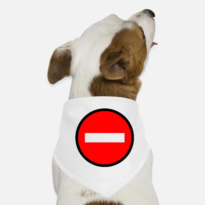 FORBIDDEN. PANEL. DO NOT ENTER. DANGER. HUMOR. Dog Bandana