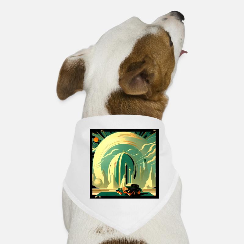 Nostalgic future Dog Bandana