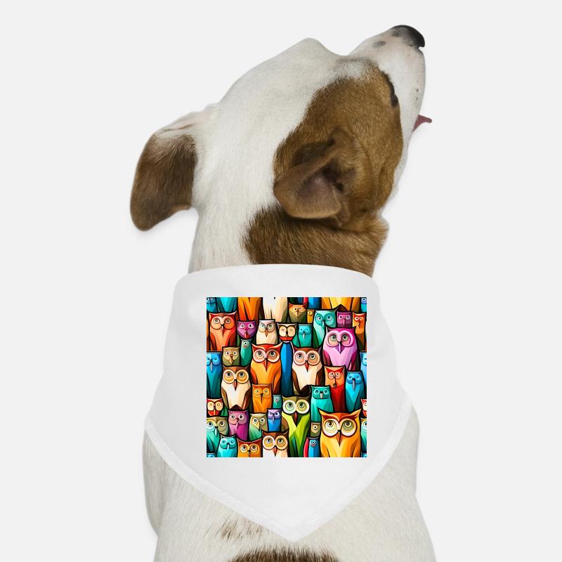 Motif de hiboux mignons Bandana pour chien