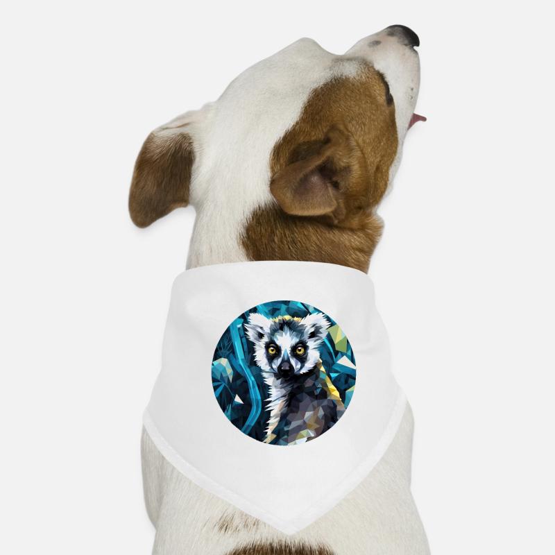 Lémurien Bandana pour chien