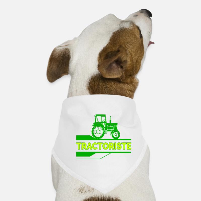 Tractoriste Bandana pour chien
