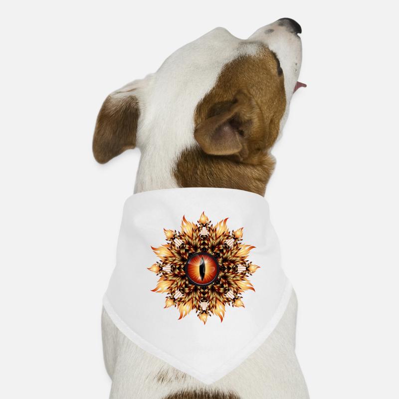 Œil magique d’un dragon dans le style médaillon Bandana pour chien