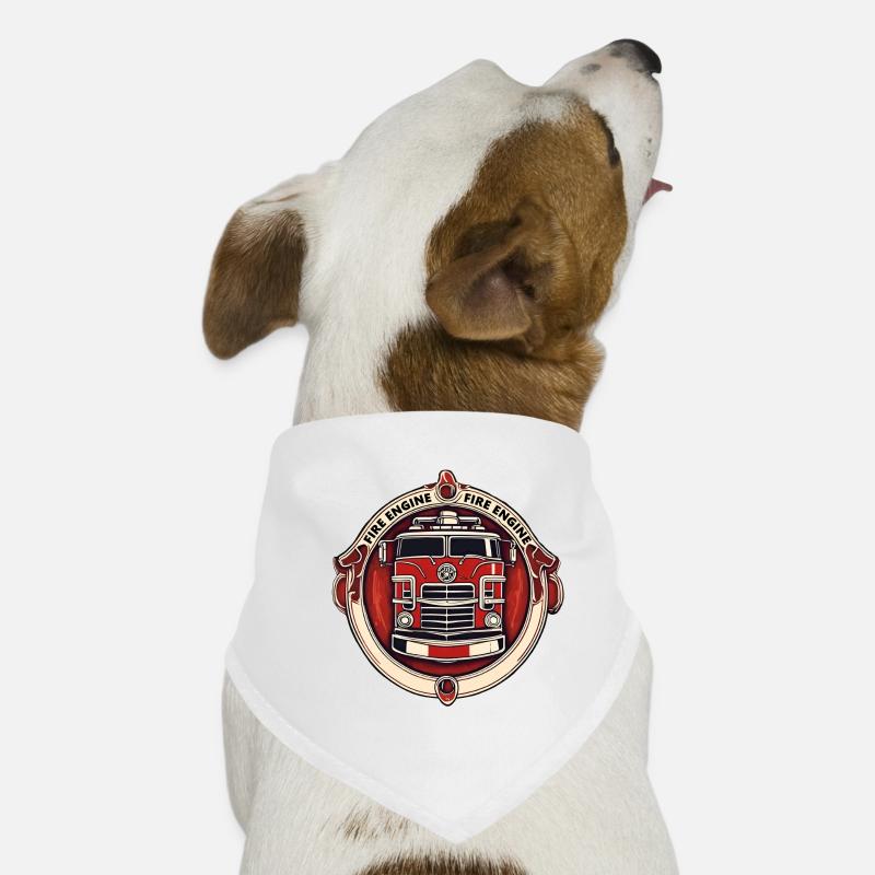 Fire Truck / Aid / Operations / Extinguishing / Fire Dog Bandana