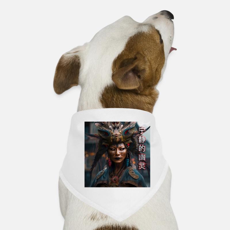 Serene Ghost Tippfehler Hunde-Bandana