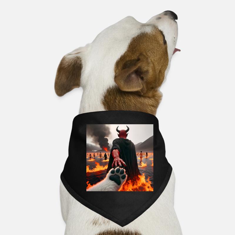 Suivez-moi jusqu’à l’abîme - Pacte du Diable infernal #19 Bandana pour chien