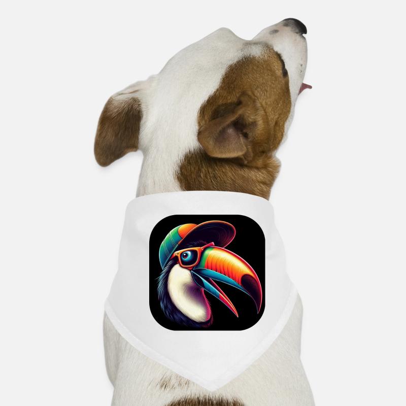 Toucan Beak Cap Sunglasses Dog Bandana