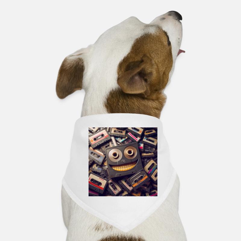 audio cassette Dog Bandana