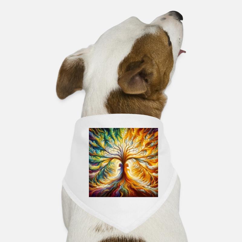 Herzbaum Hunde-Bandana