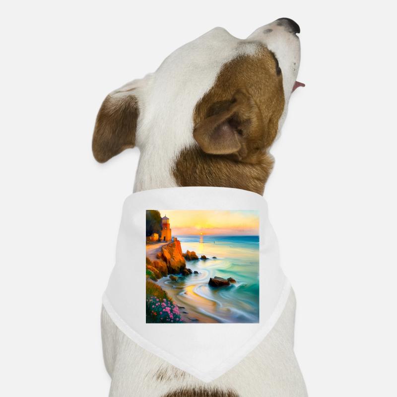 Impressionism Bay Dog Bandana