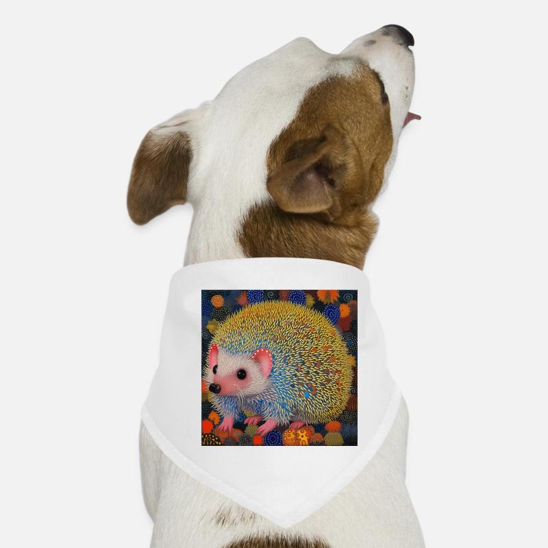 igel, bunt, tier, geschenk, geschenkidee Hunde-Bandana