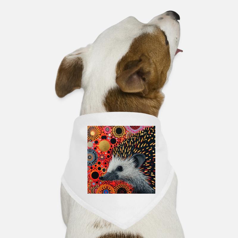 igel, bunt, tier, geschenk, geschenkidee Hunde-Bandana