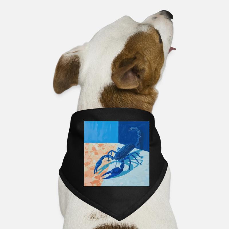 scorpion, bunt, tier, geschenk, geschenkidee Hunde-Bandana