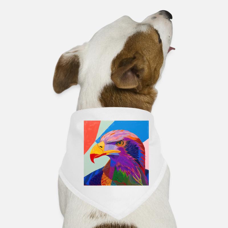 adler, vogel, bunt, tier, geschenk, geschenkidee Hunde-Bandana
