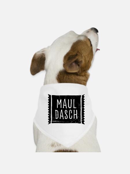 Mauldasch - Hunde-Bandana - Weiß - Vorne