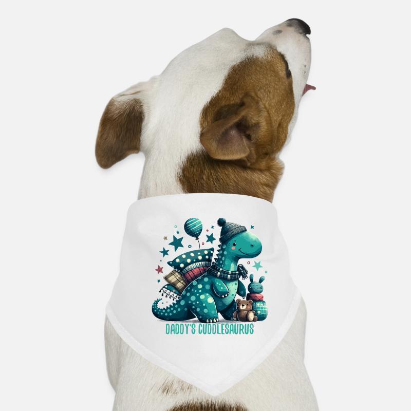 Daddy’s Cuddlesaurus Kuschel-Dinosaurier Geschenk Hunde-Bandana