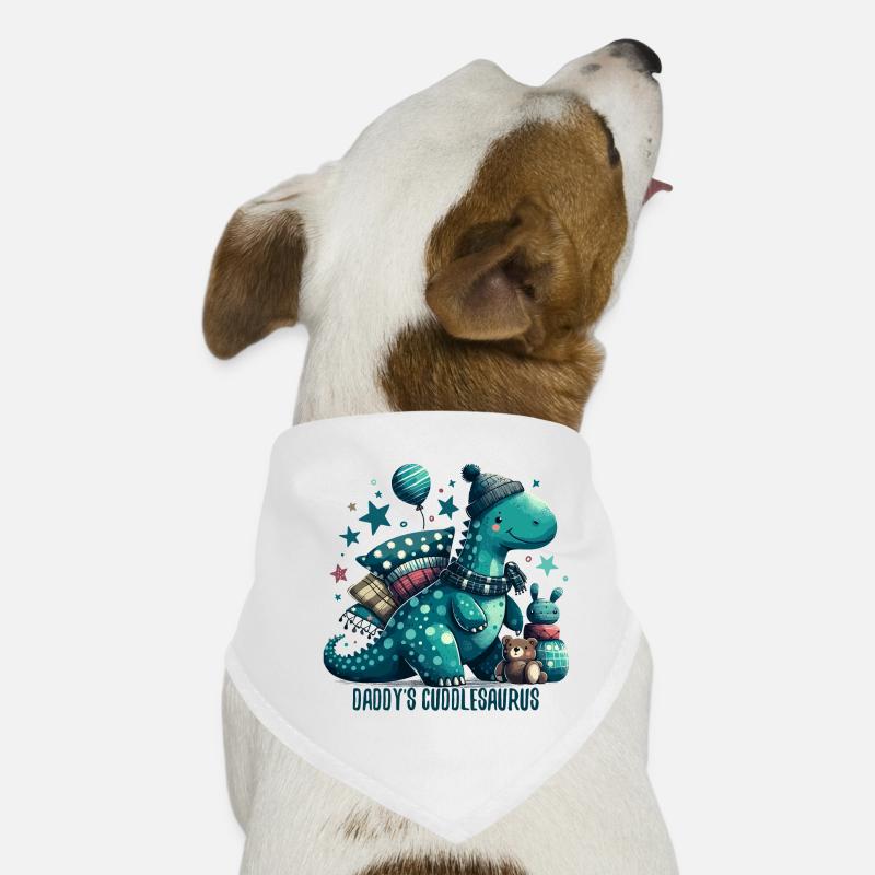 Daddy’s Cuddlesaurus Kuschel-Dinosaurier Geschenk Hunde-Bandana