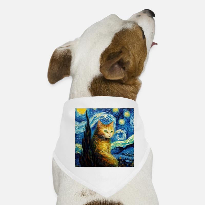 Chat, Motif De Chat Bandana pour chien
