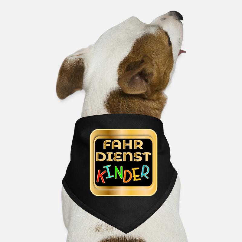 FAHRDIENST KINDER - AUTOFAHREN Hunde-Bandana