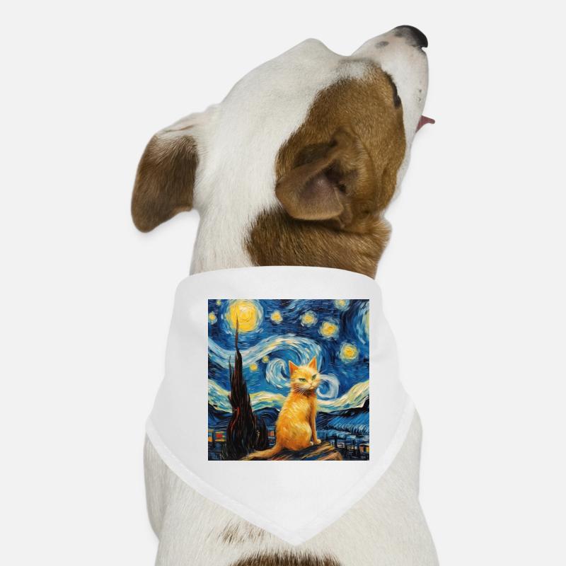 Cat, Cat Motif Dog Bandana