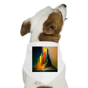 Megalopolis 03 - Hunde-Bandana - Weiß - Vorne