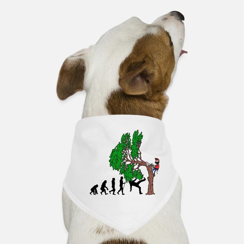 Baum Evolution Holz Holzfäller Baumfäller Wald Hunde-Bandana