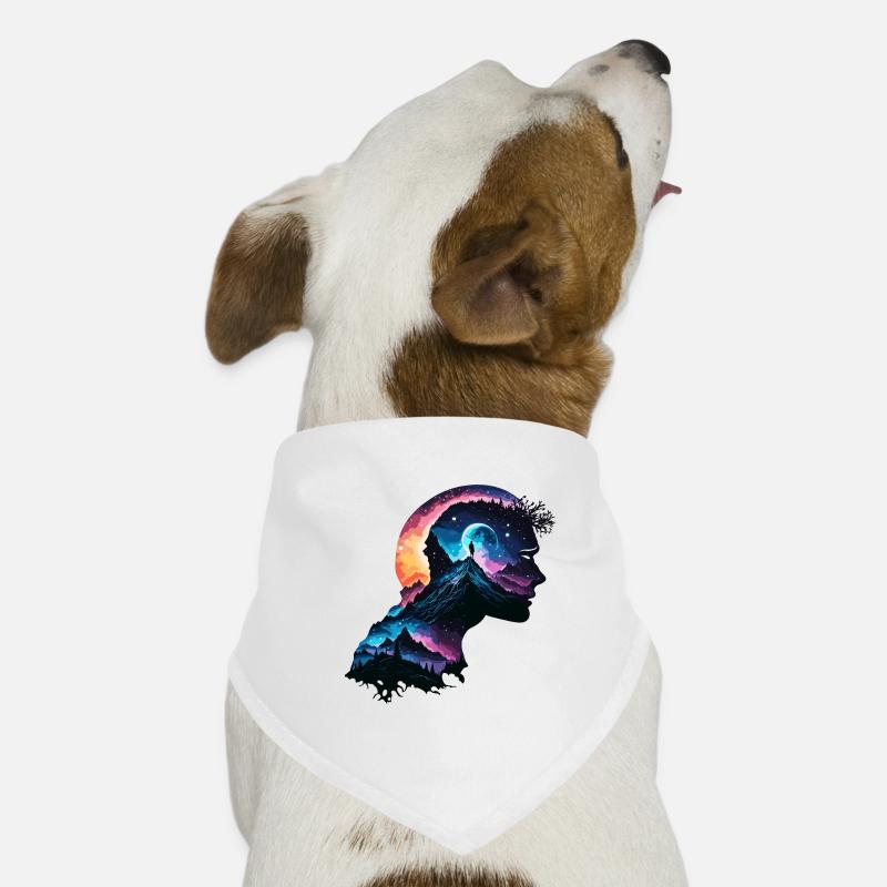 Silhouette / Forest / Portrait / Trees / Person Dog Bandana