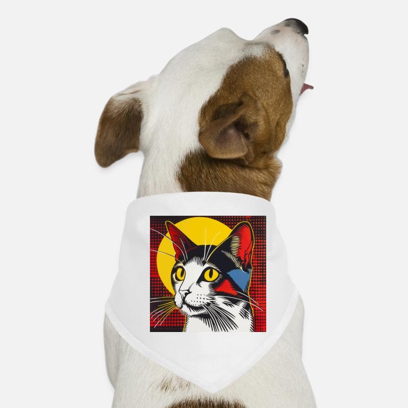 Cat, Cat Motif Dog Bandana