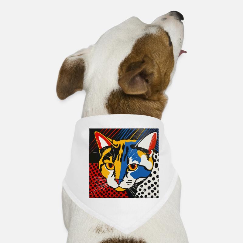 Chat, Motif De Chat Bandana pour chien