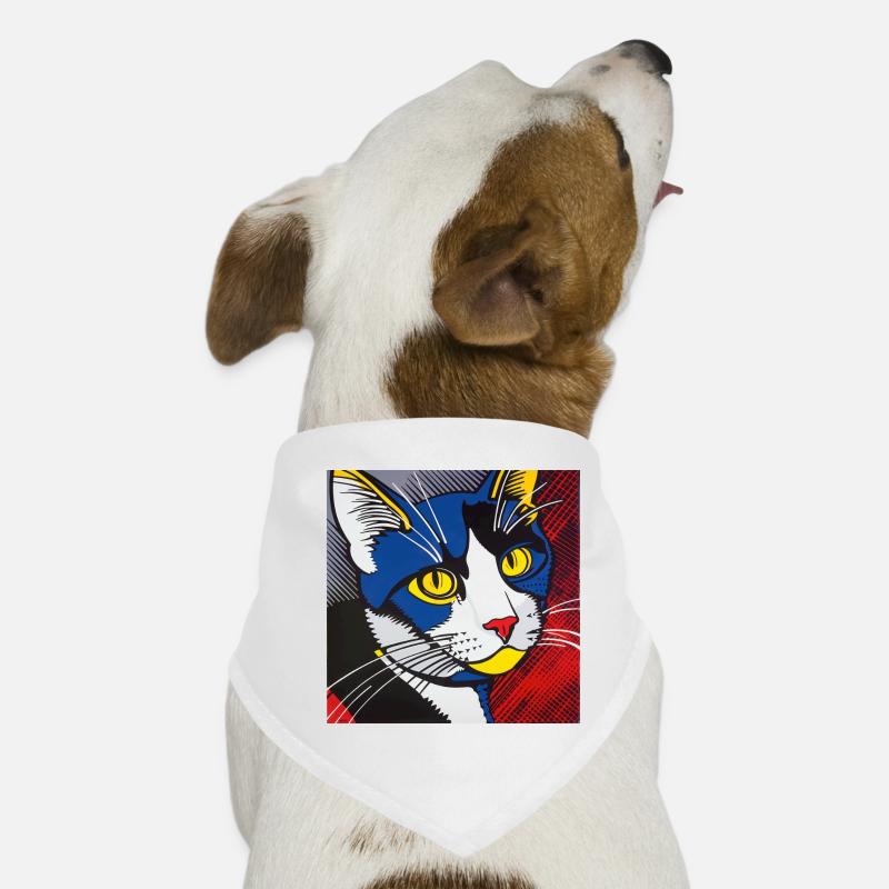 Chat, Motif De Chat Bandana pour chien