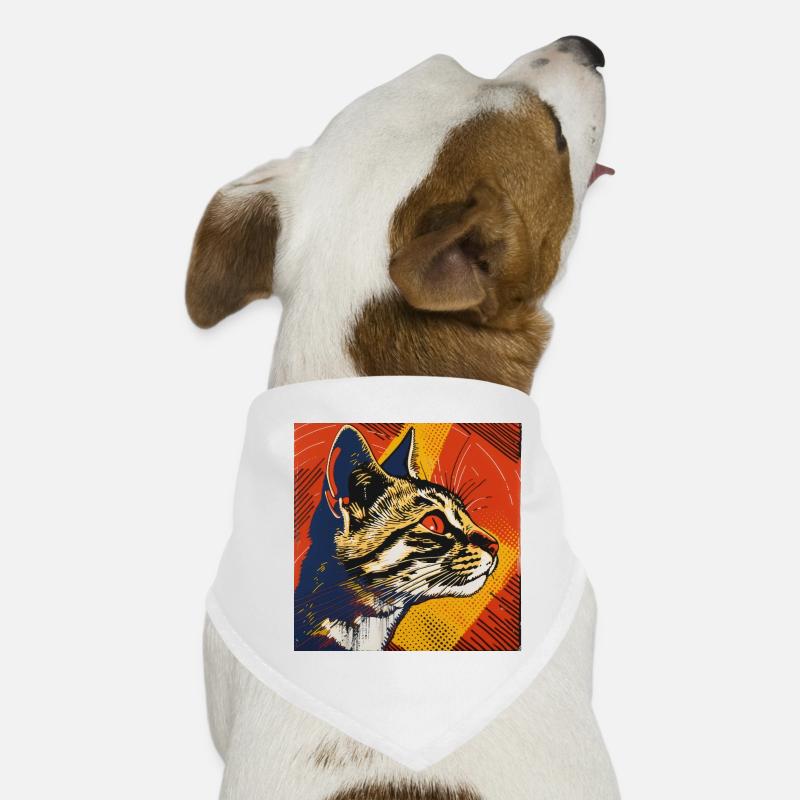 Chat, Motif De Chat Bandana pour chien