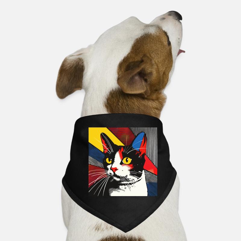 Chat, Motif De Chat Bandana pour chien