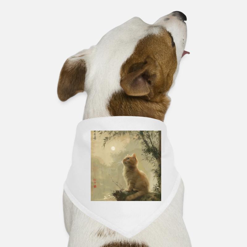 Cat, Cat Motif Dog Bandana