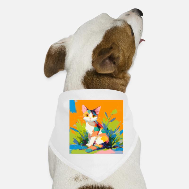 Chat, Motif De Chat Bandana pour chien