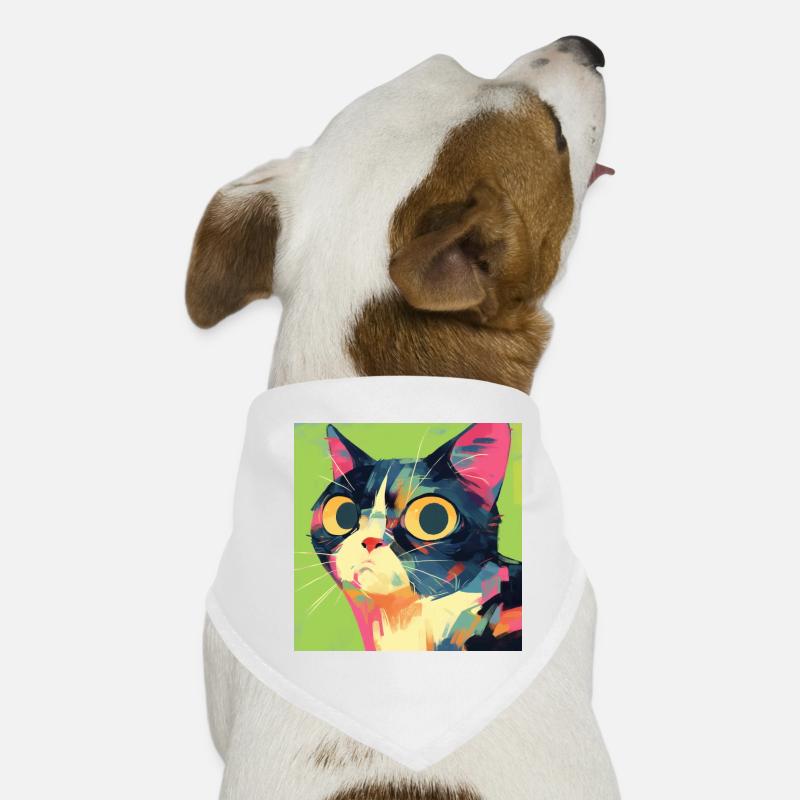 Chat, Motif De Chat Bandana pour chien