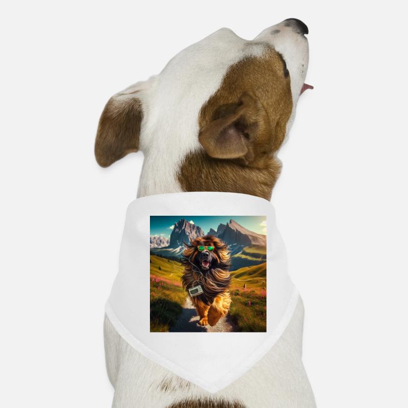Leonberger Kunst Hunde-Bandana