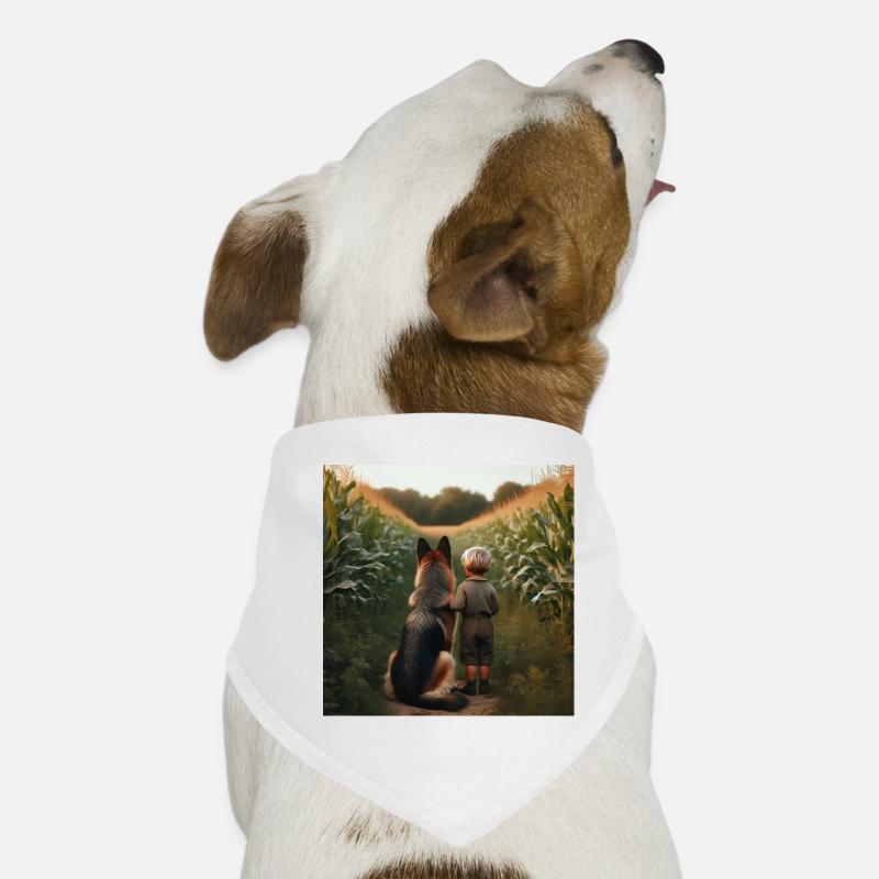 German Shepherd Art Dog Bandana