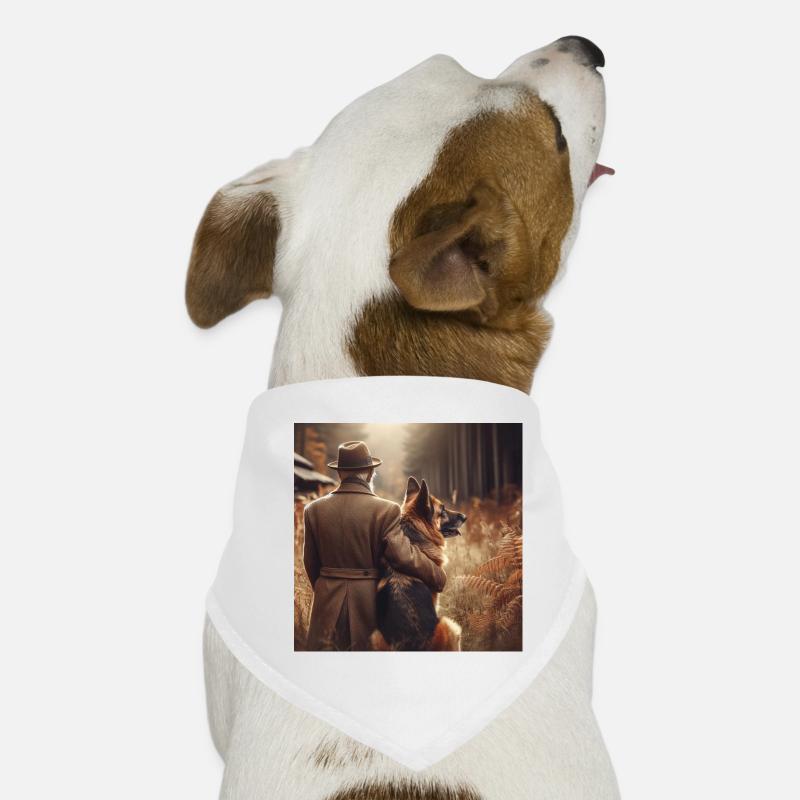 German Shepherd Art Dog Bandana