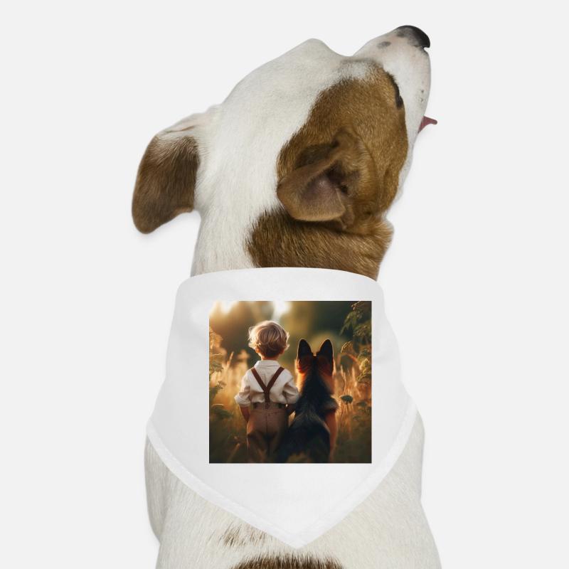 Deutscher Schäferhund Kunst Hunde-Bandana